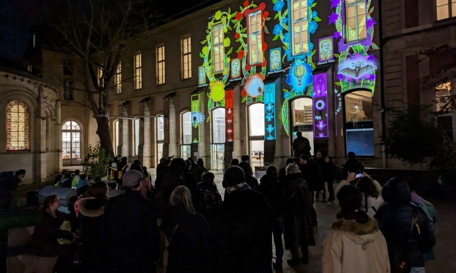 Nantes Digital Week 2022 — mapping d’inauguration