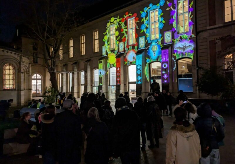 Nantes Digital Week 2022 — mapping d’inauguration